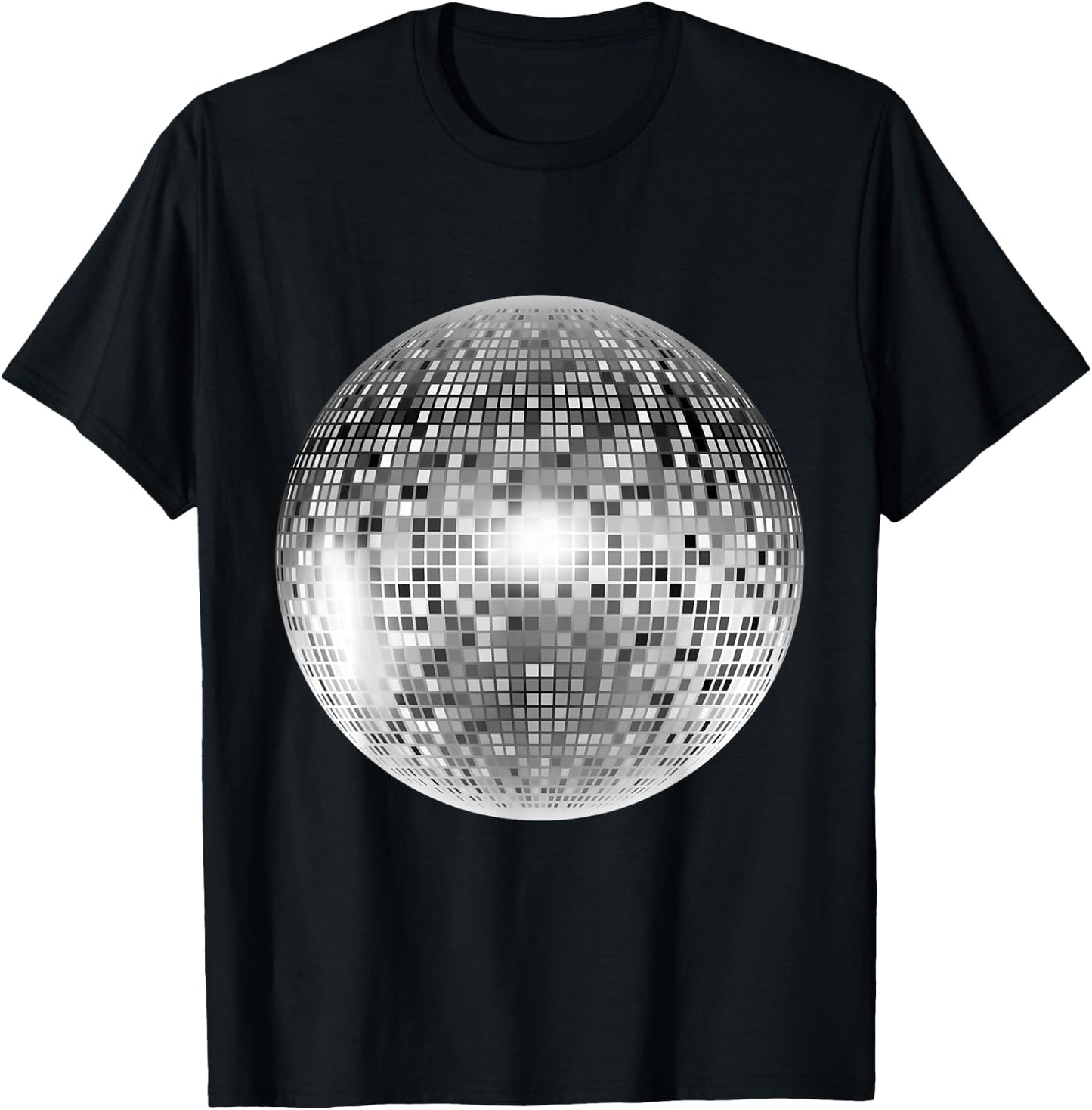 Vintage Retro Disco Ball Retro 1980s DJ T-Shirt - T-Shirt | Black