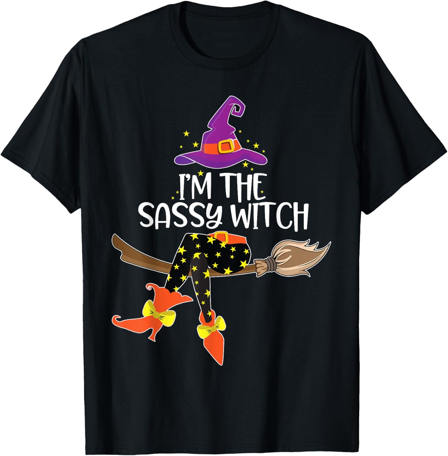 Im the Sassy Witch Halloween Matching Group Costume T-Shirt - T-Shirt | Black