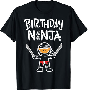 Birthday Ninja T-Shirt - T-Shirt | Black