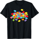 Cute Jelly Beans Candy Lover Easter Foodie Gift Shirt T-Shirt - T-Shirt | Black