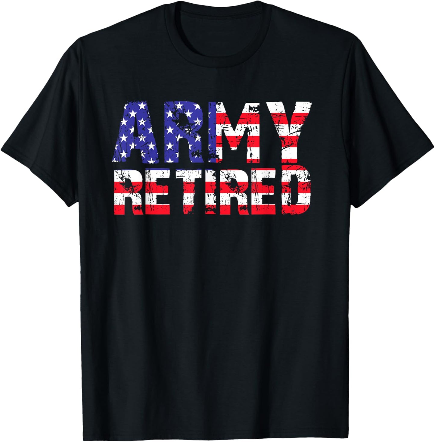 Retired Army . US ARMY Retirement Gift T-Shirt - T-Shirt | Black