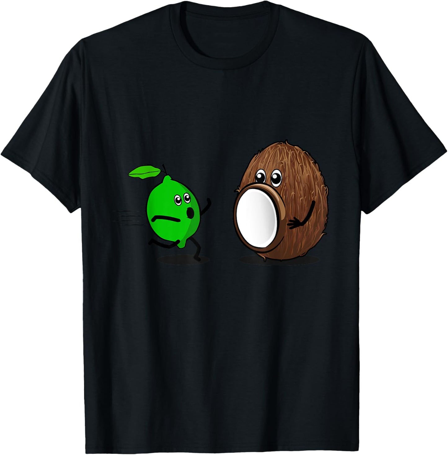Put The Lime In The Coconut Funny Running Lime Graphic T-Shirt - T-Shirt | Black
