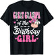 Great Grandpa Of The Birthday Girl Farm Cow 1St Bday Girl T-Shirt - T-Shirt | Black