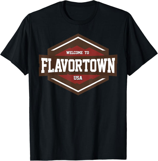 Flavortown Food Culture T-Shirt - T-Shirt | Black