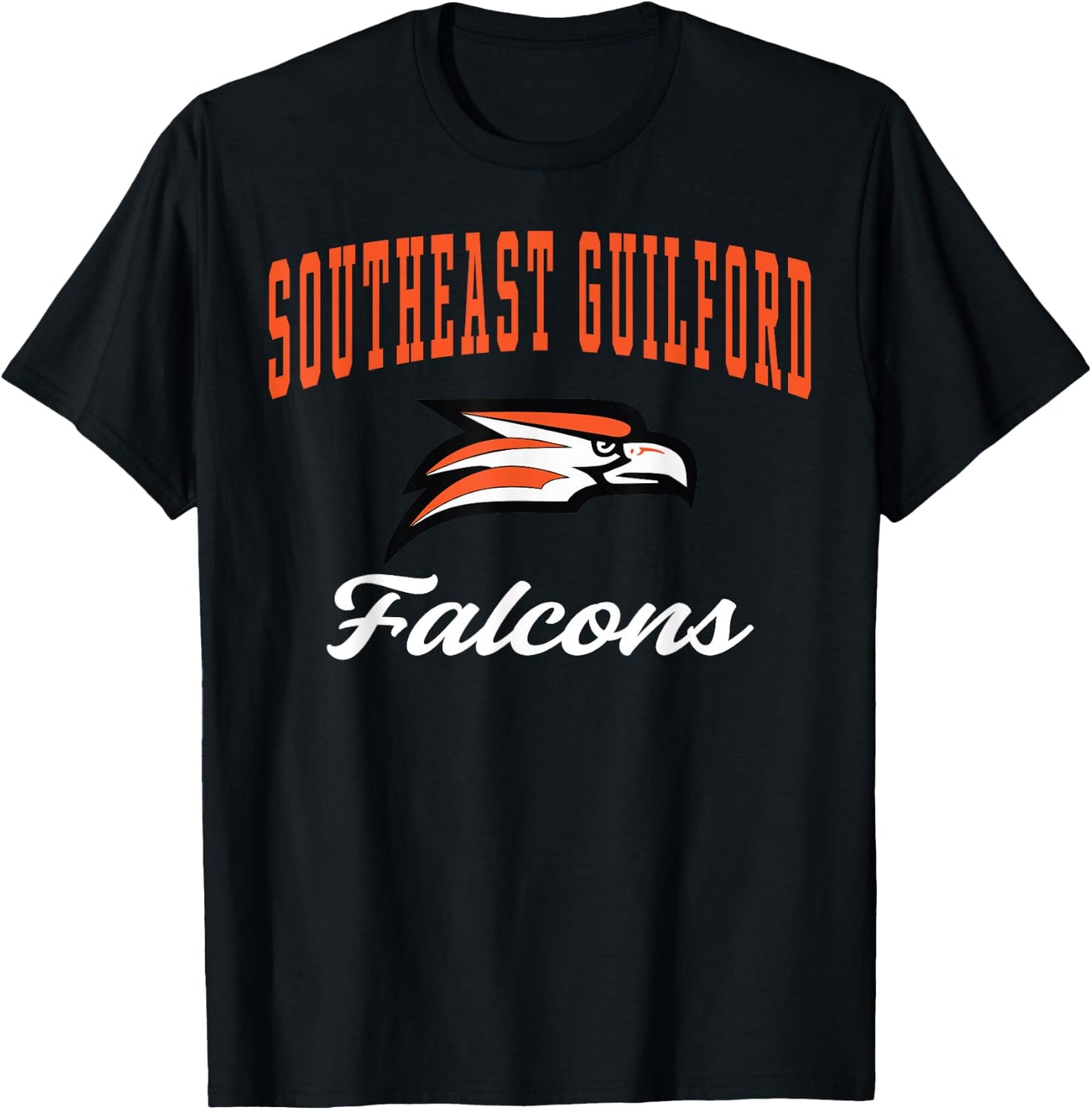 Southeast Guilford High School Falcons T-Shirt - T-Shirt | Black