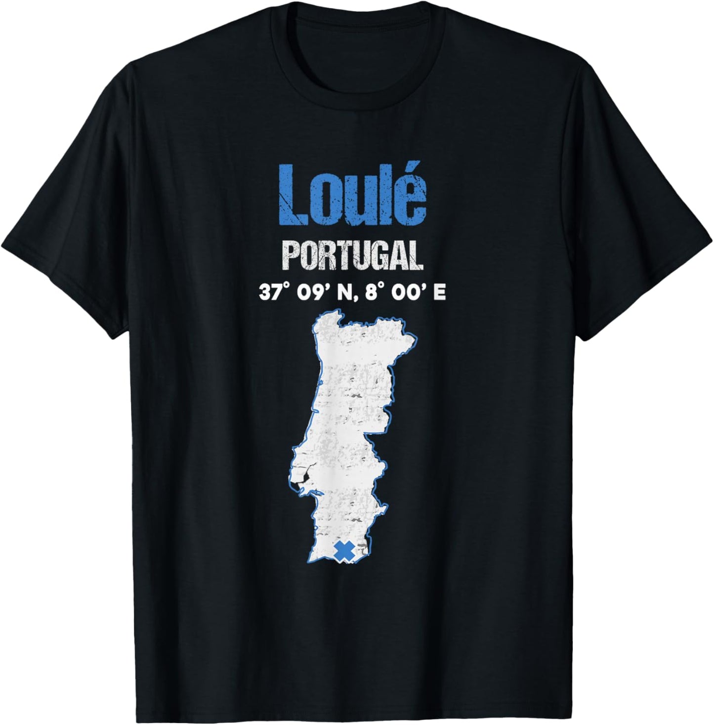Loulé Portugal City T-Shirt - T-Shirt | Black