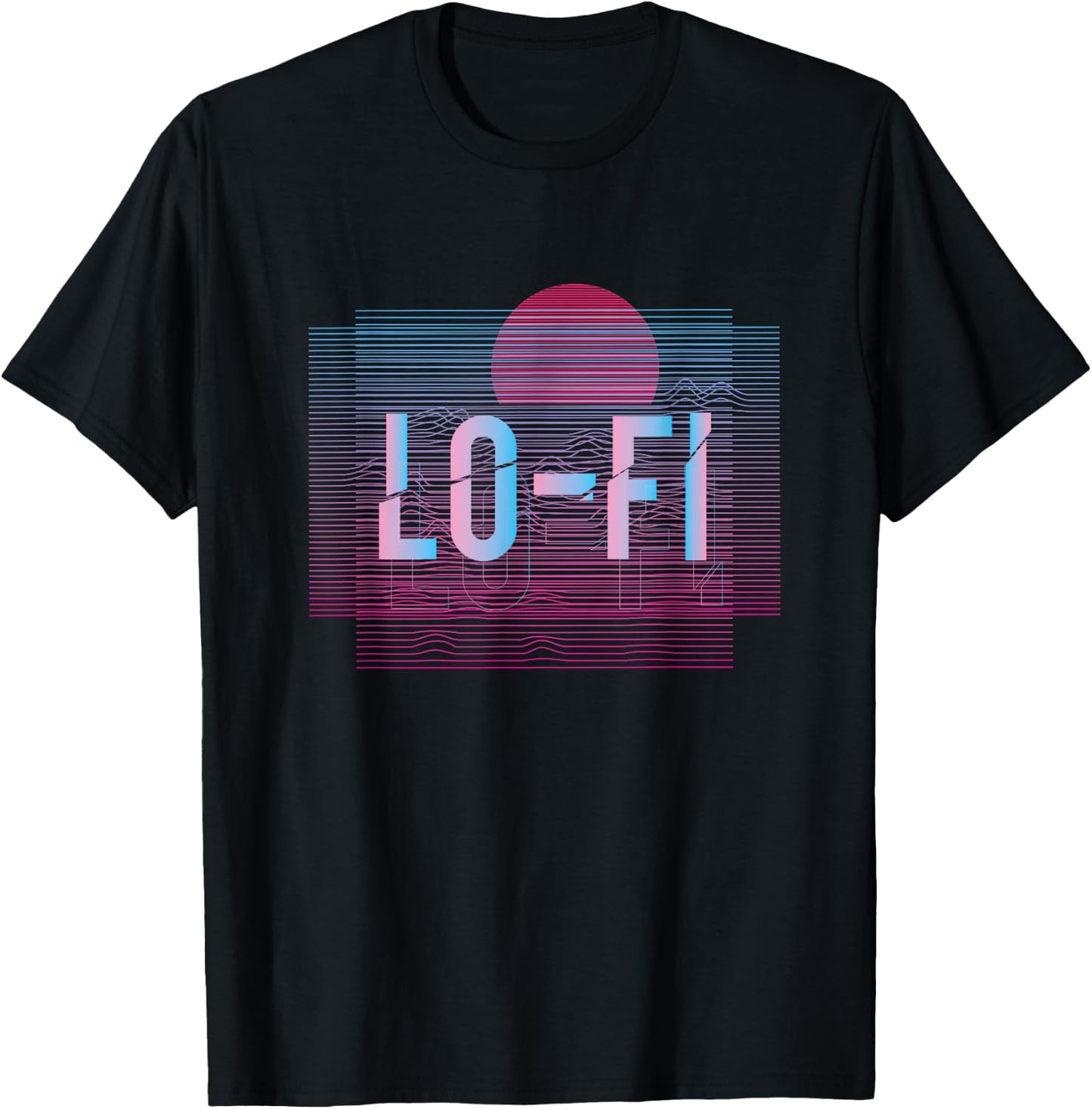 Lo-fi Hip Hop Retro Modern Shirt T-Shirt - T-Shirt | Black