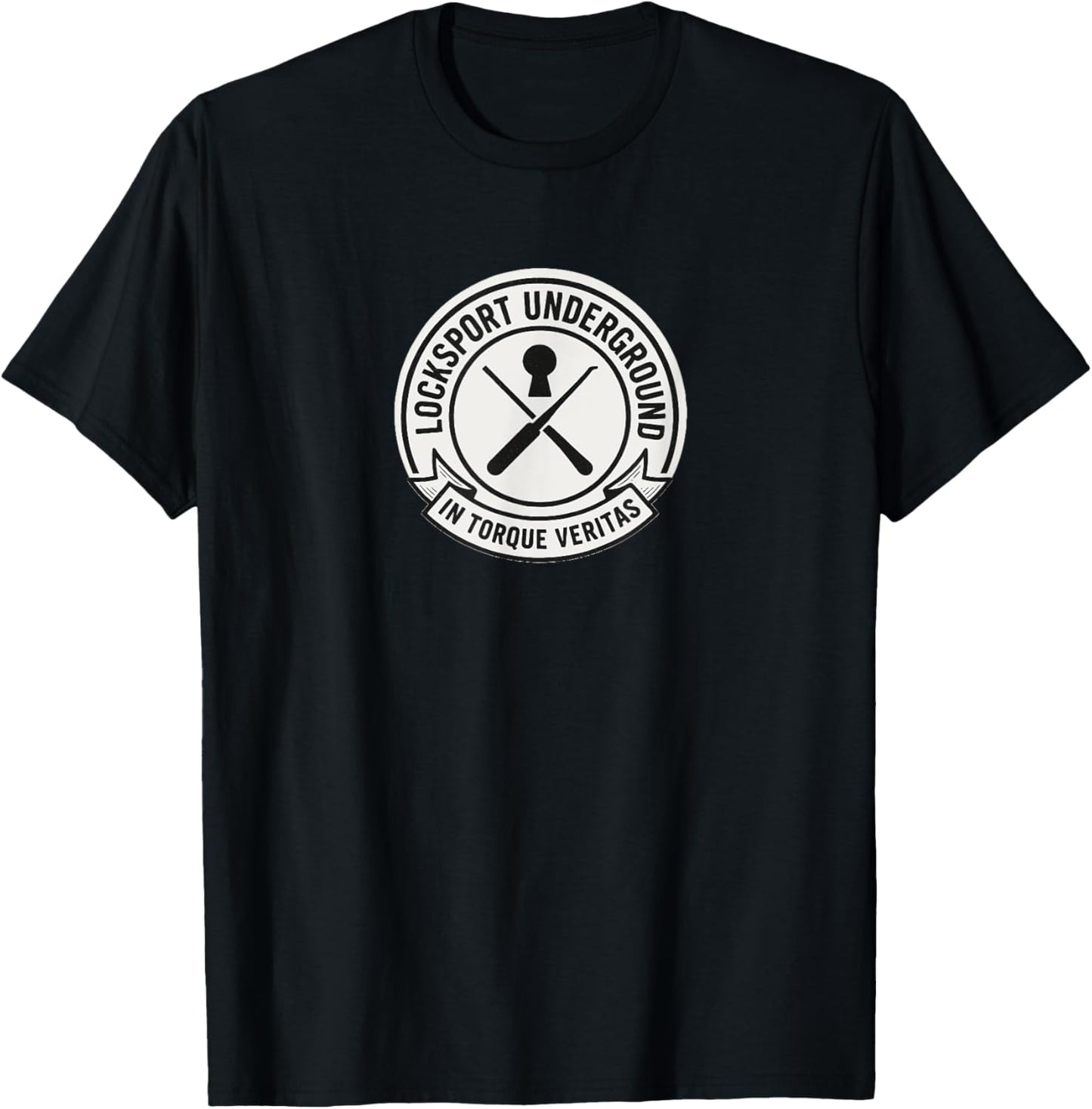Locksport Underground – In Torque Veritas Emblem T-Shirt - T-Shirt | Black