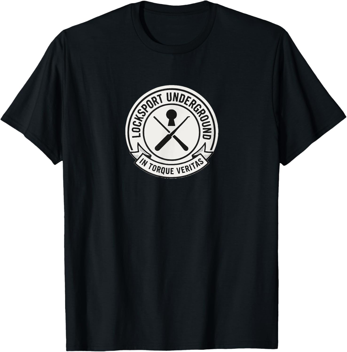 Locksport Underground – In Torque Veritas Emblem T-Shirt - T-Shirt | Black
