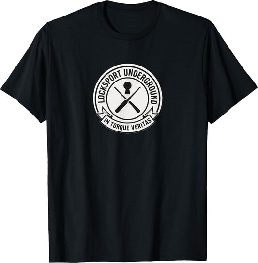 Locksport Underground – In Torque Veritas Emblem T-Shirt - T-Shirt | Black