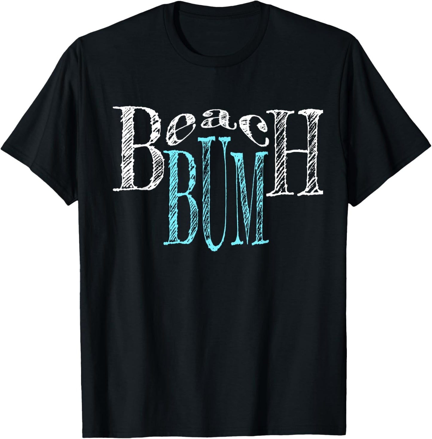 Beach Bum Accessories Items Vacation Attire Clothes Women T-Shirt - T-Shirt | Black