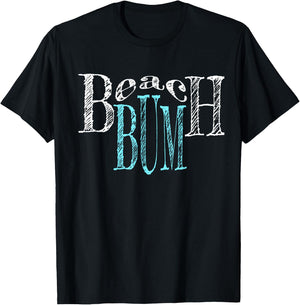 Beach Bum Accessories Items Vacation Attire Clothes Women T-Shirt - T-Shirt | Black