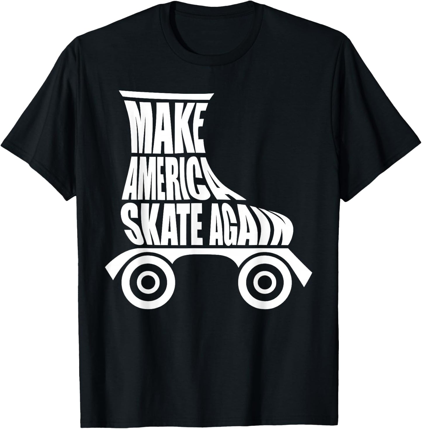 Make America Skate Again T-Shirt - T-Shirt | Black