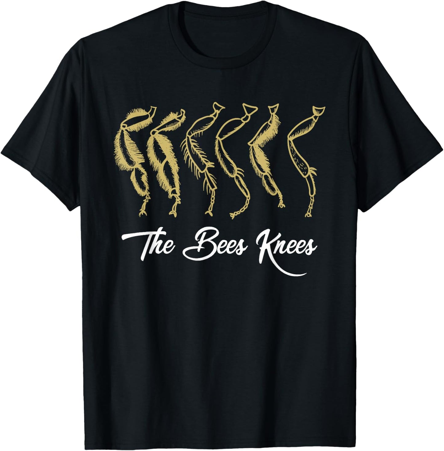The Bee's Knees Funny 1920s Gift Apiary Apiarist Bee Keeper T-Shirt - T-Shirt | Black