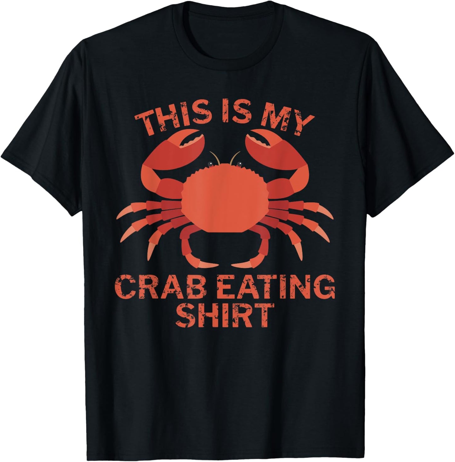 This is My Crab Eating Shirt T-Shirt - T-Shirt | Black