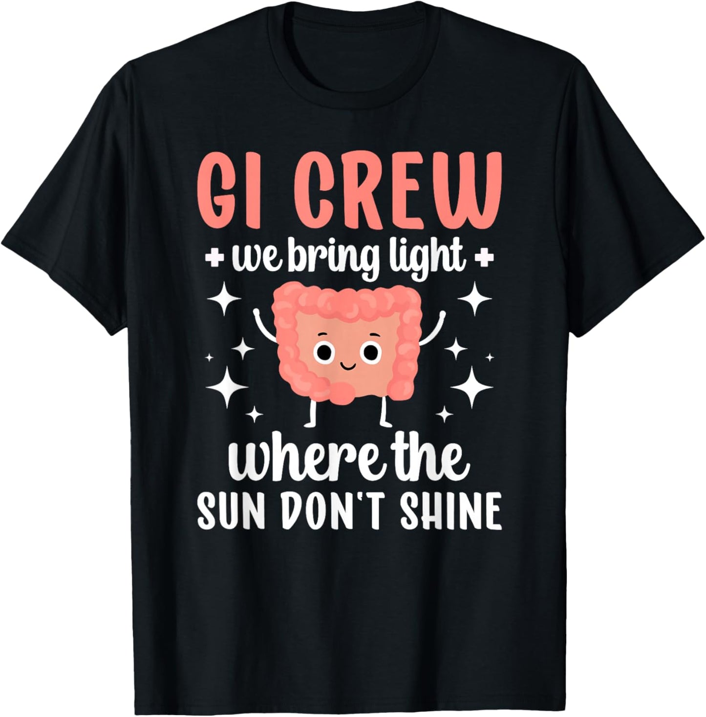 GI Crew Gastro Nurse Squad Gastroenterology Nurse GI Nurse T-Shirt - T-Shirt | Black