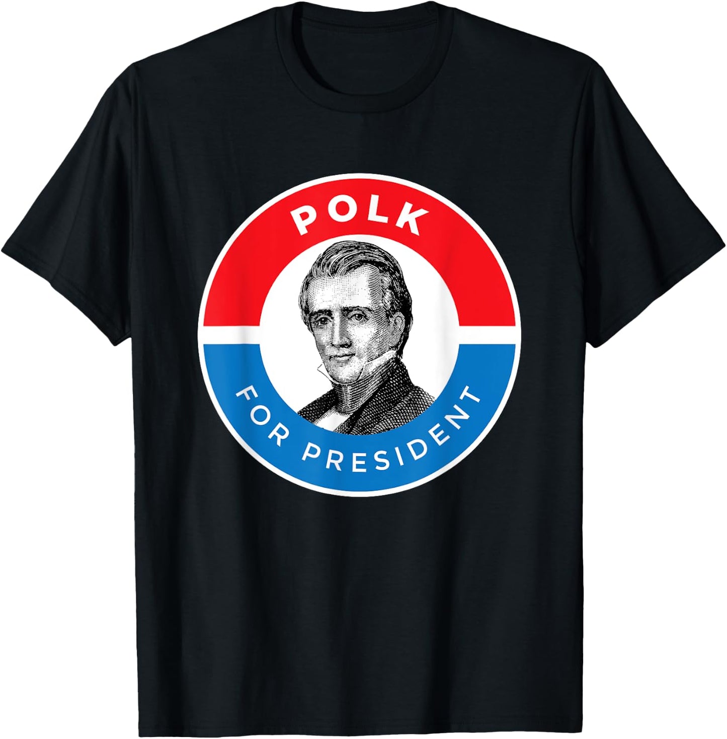 James K Polk T-Shirt - T-Shirt | Black