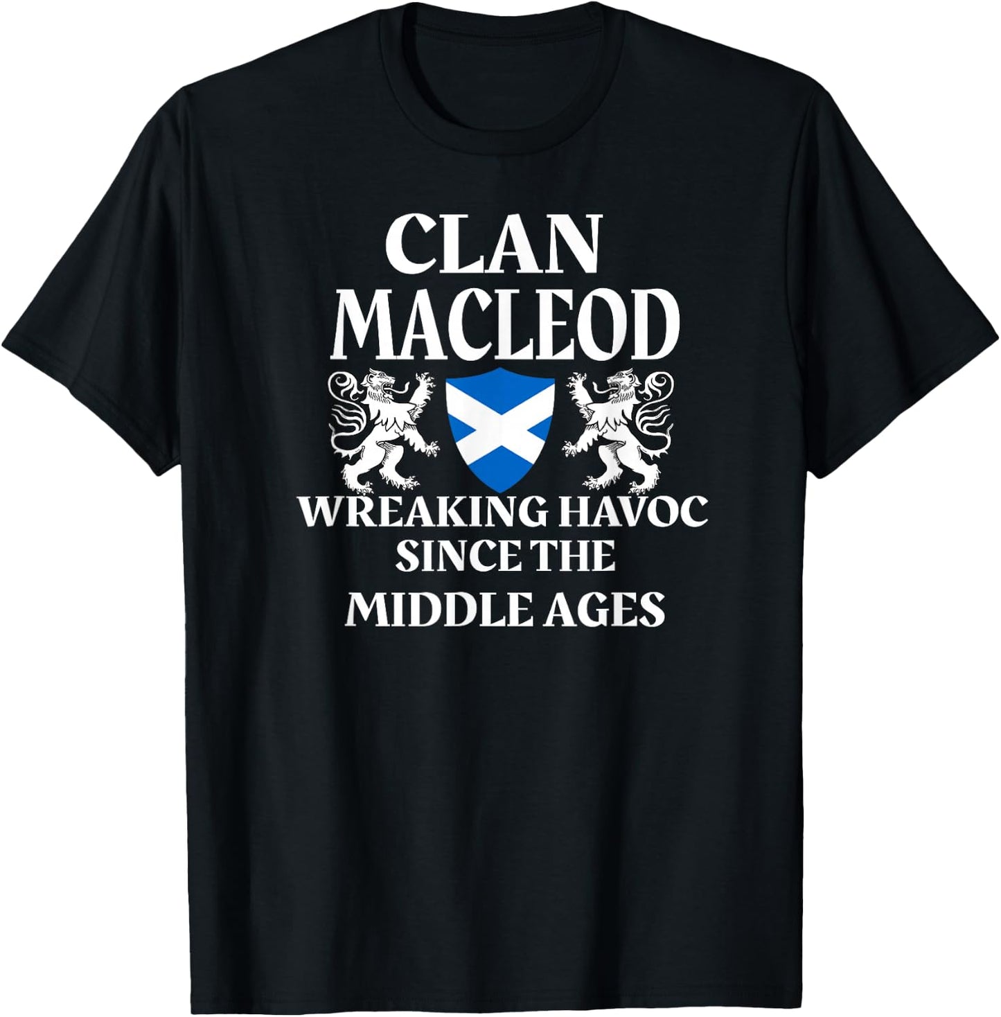 MacLeod Scottish Family Clan Scotland Name T-Shirt - T-Shirt | Black