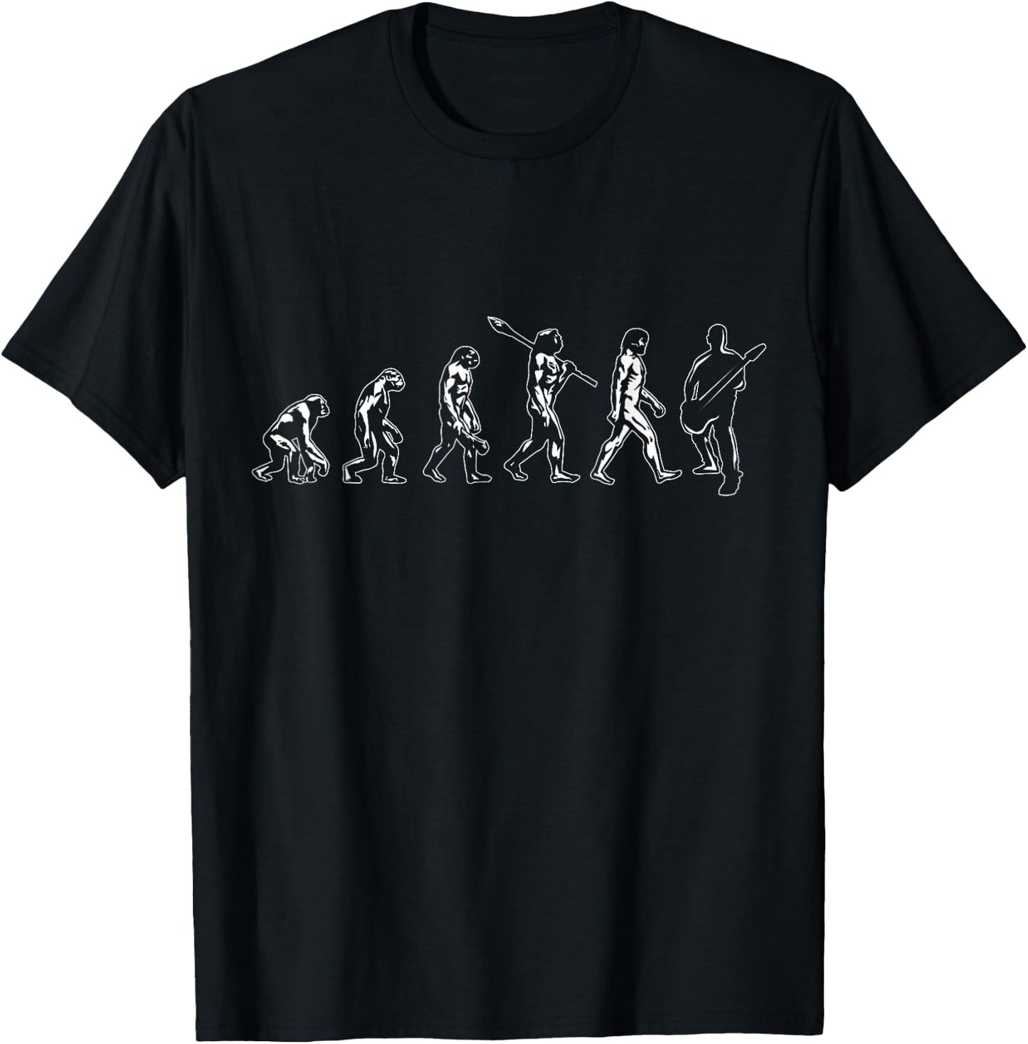 Bassist Gifts Evolution Bass Guitar Small T-Shirt - T-Shirt | Black