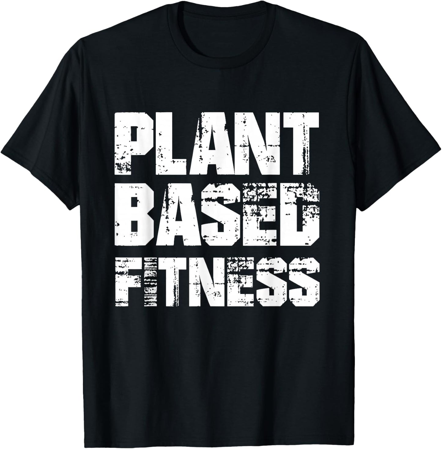 PLANTBASED FITNESS Shirt - vegan plant based T-Shirt - T-Shirt | Black