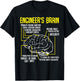 Engineer's Brain Engineering Engineering T-Shirt - T-Shirt | Black