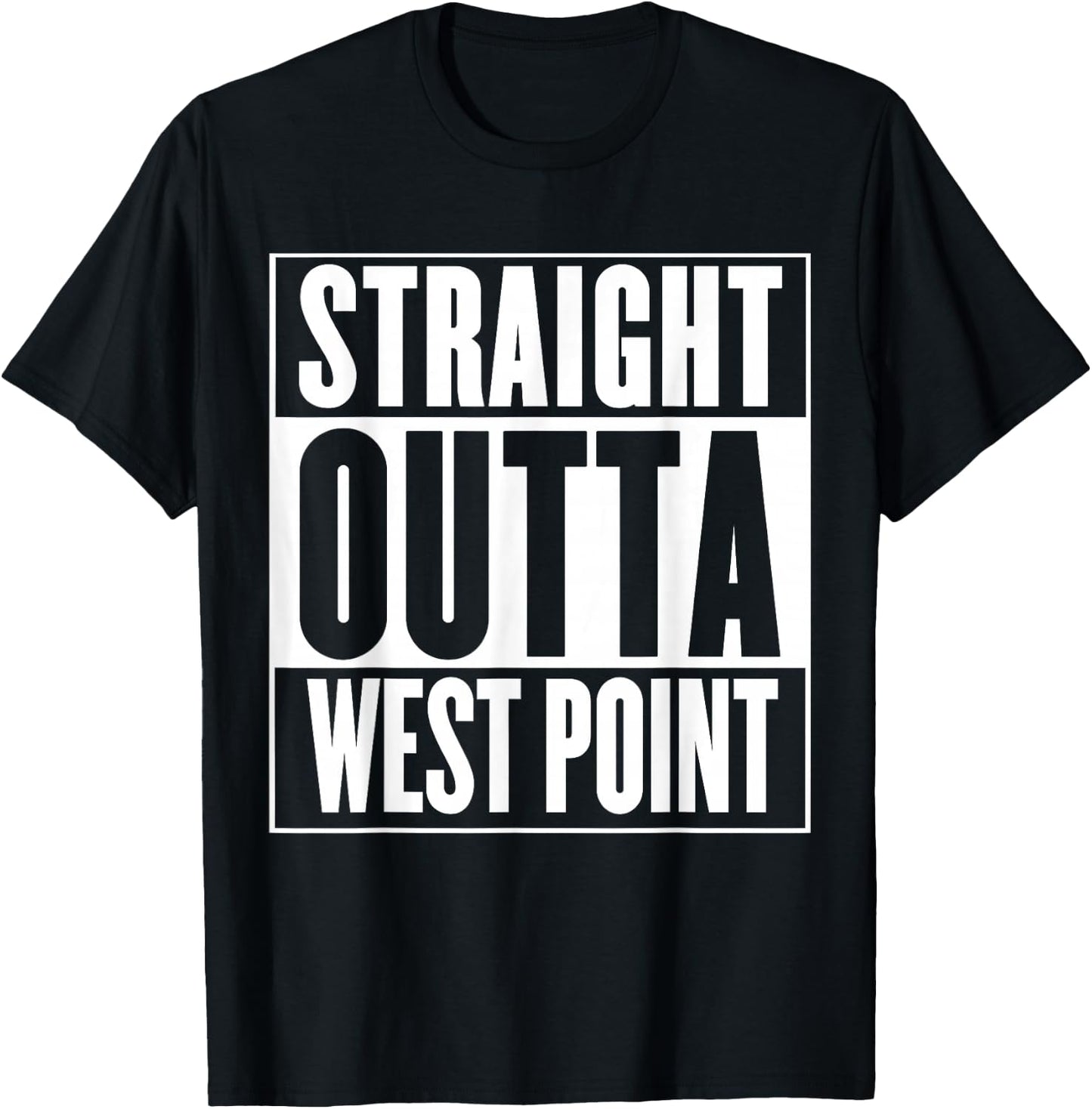 West Point - Straight Outta West Point T-Shirt - T-Shirt | Black