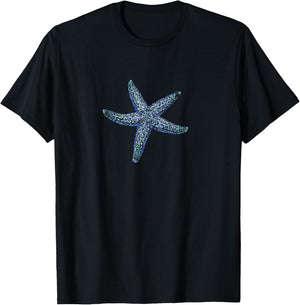 Starfish , Beach Art Shirt T-Shirt - T-Shirt | Black