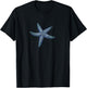Starfish , Beach Art Shirt T-Shirt - T-Shirt | Black