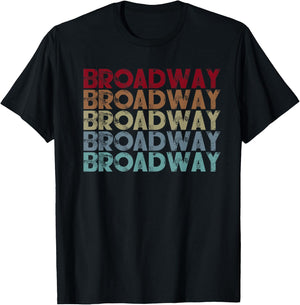 Broadway Music Quote Design - Theatre Music Lover Gift T-Shirt - T-Shirt | Black
