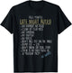 Taco Montes Late Night Rules! Mexican Food Fusion Restaurant T-Shirt - T-Shirt | Black