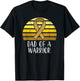 Dad Of A Warrior Childhood Cancer Awareness T-Shirt - T-Shirt | Black