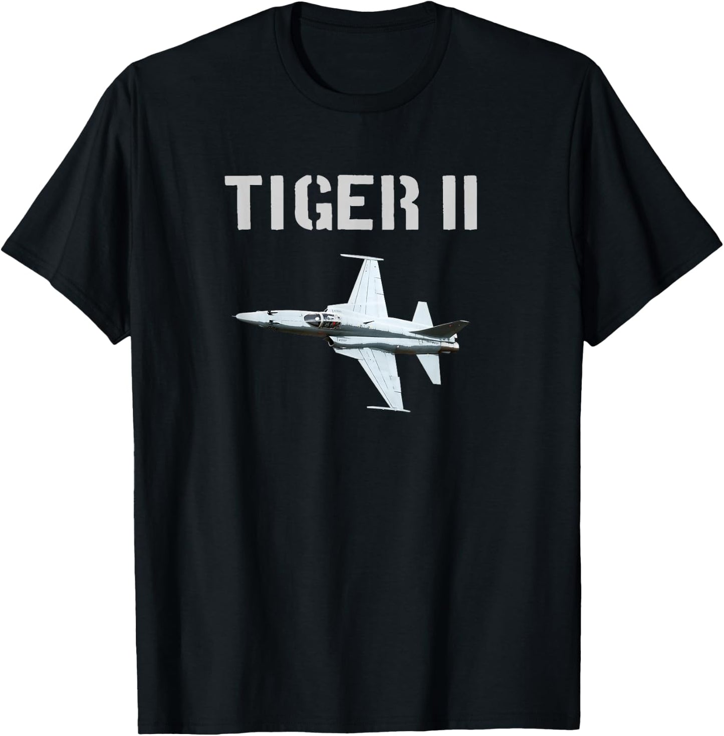 F-5 Tiger II Jet Fighter Plane USA T Shirt Gift T-Shirt - T-Shirt | Black