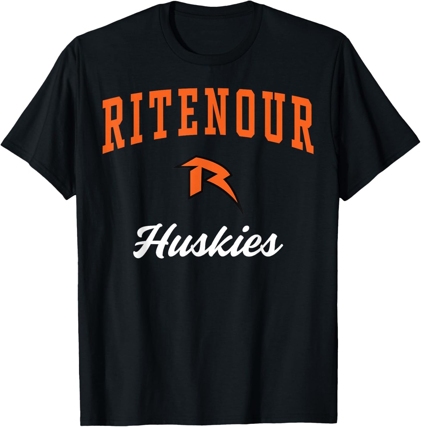 Ritenour High School Huskies T-Shirt - T-Shirt | Black