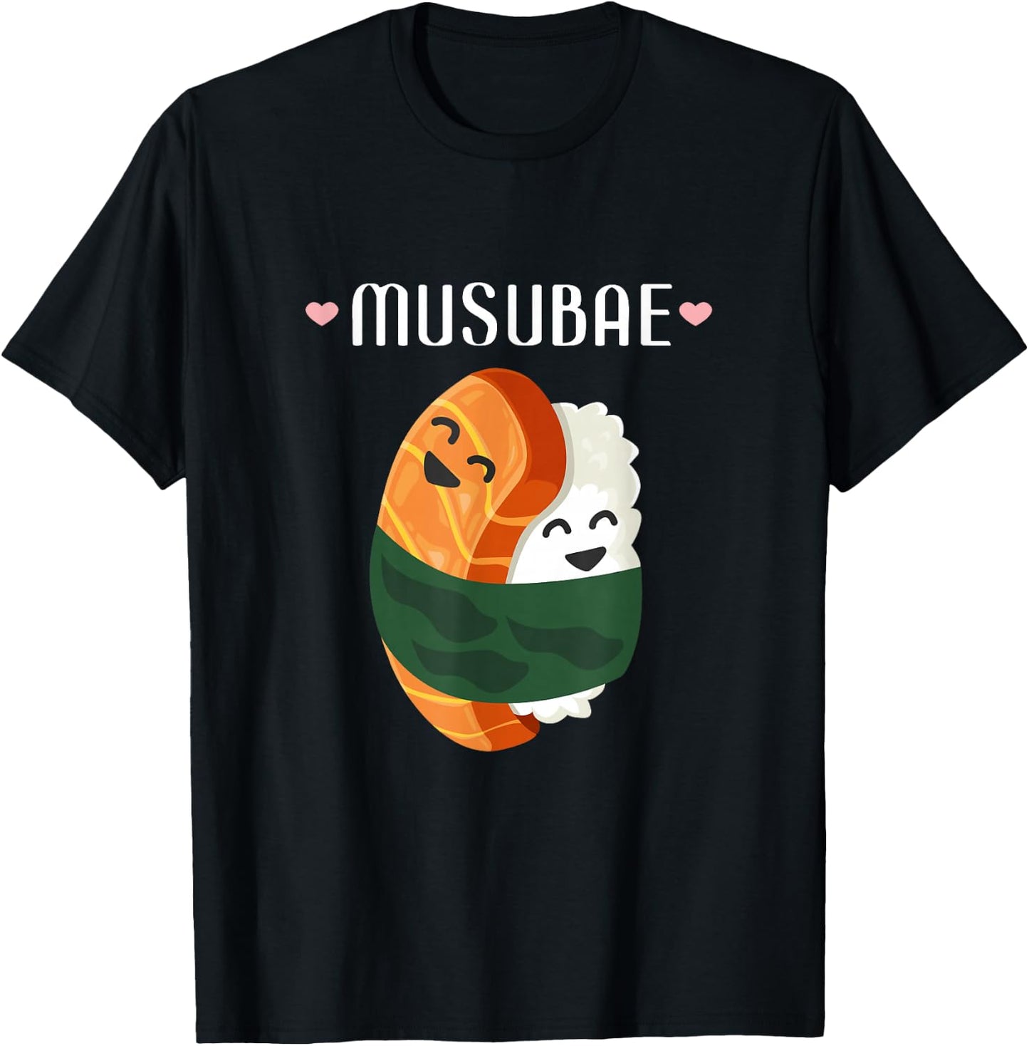 Musubi Hawaiian Food Pun Musubae Humor Japan T-Shirt - T-Shirt | Black