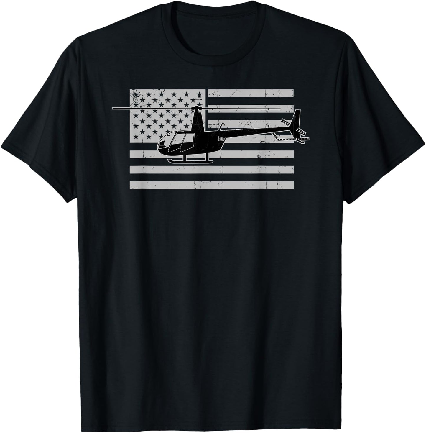 Helicopter Pilot Helicopter Aviation Helicopter T-Shirt - T-Shirt | Black