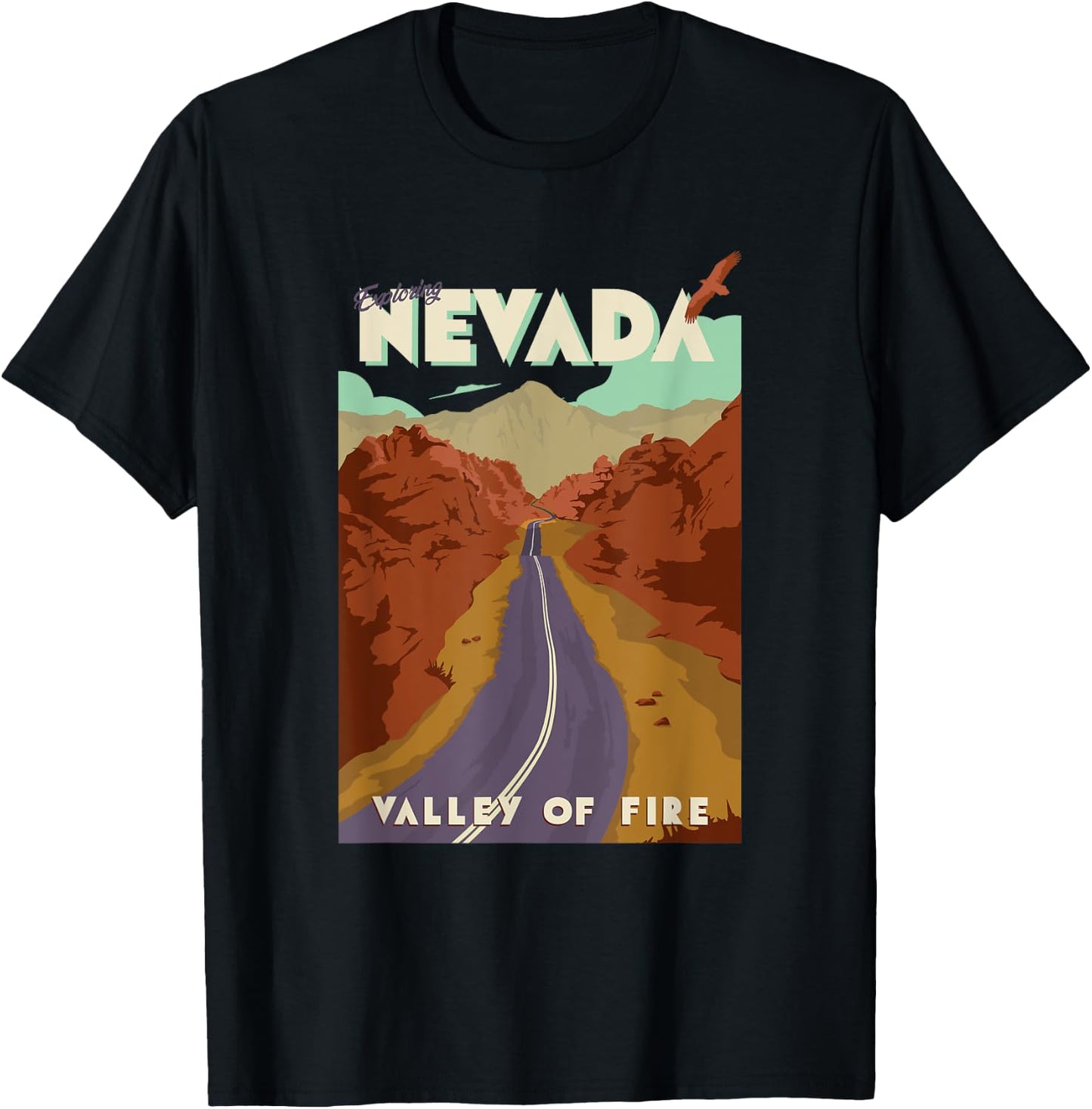 Nevada Valley of Fire T-Shirt - T-Shirt | Black