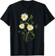 Marguerites Daisy Spring Summer Daisies Flower Shirt T-Shirt - T-Shirt | Black