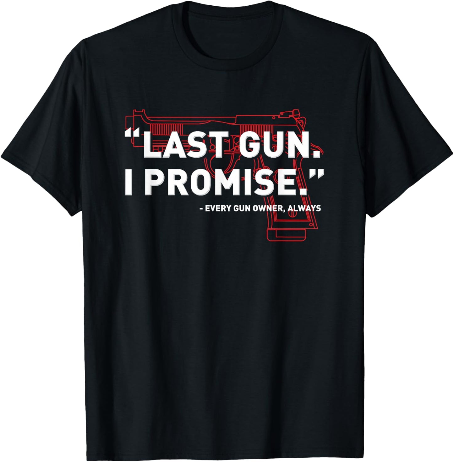 Gun Men Funny Gun Shirt Gun Enthusiast T-Shirt - T-Shirt | Black