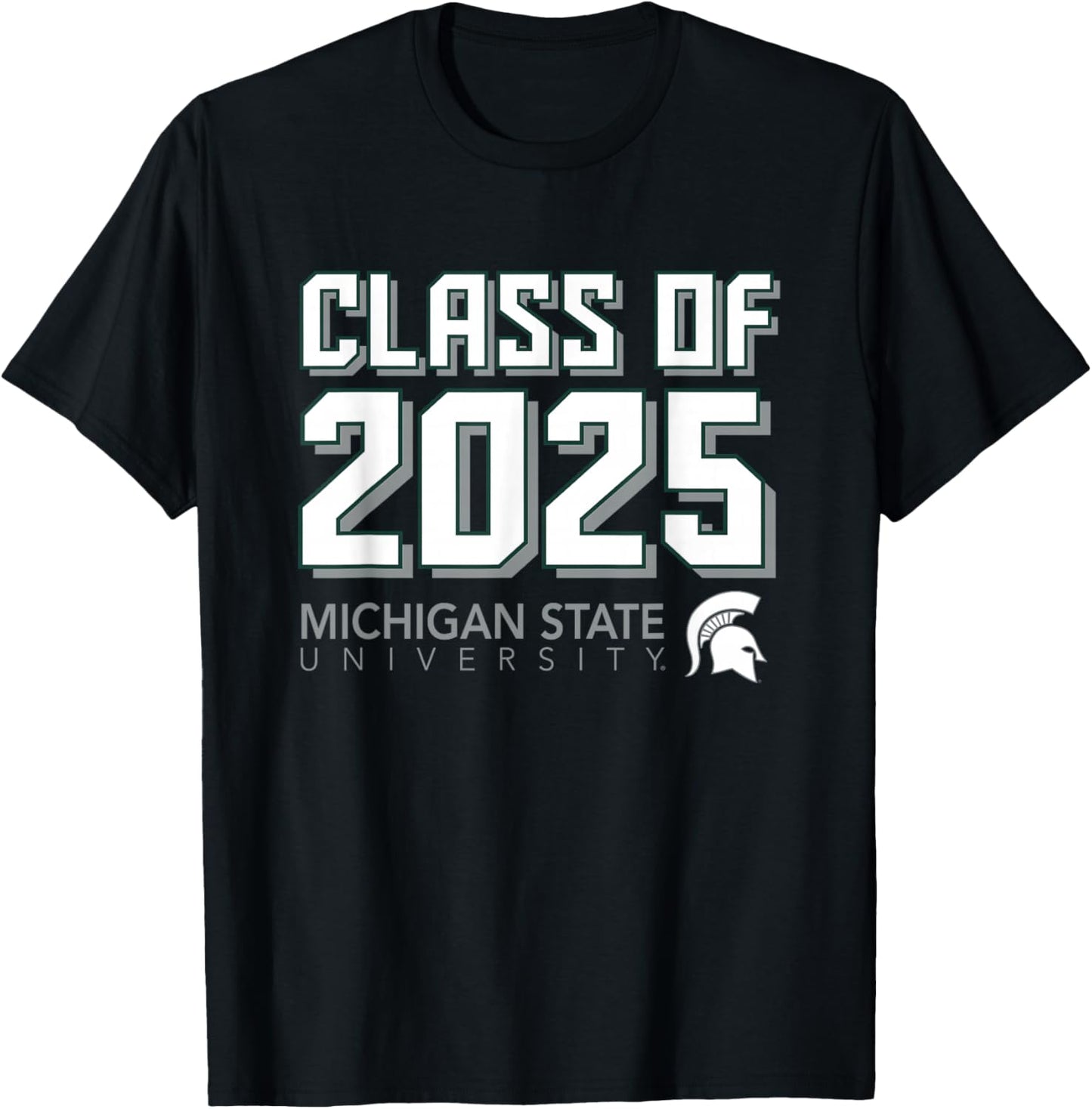 Michigan State MSU Spartans Class of 2025 T-Shirt - T-Shirt | Black