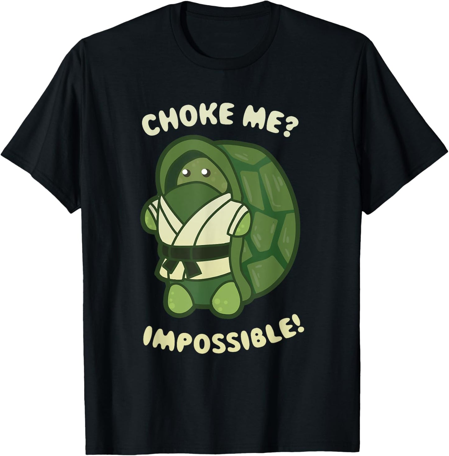 Funny Turtle Reptile -Brazilian Jiu-Jitsu, MMA, BJJ T- Shirt T-Shirt - T-Shirt | Black