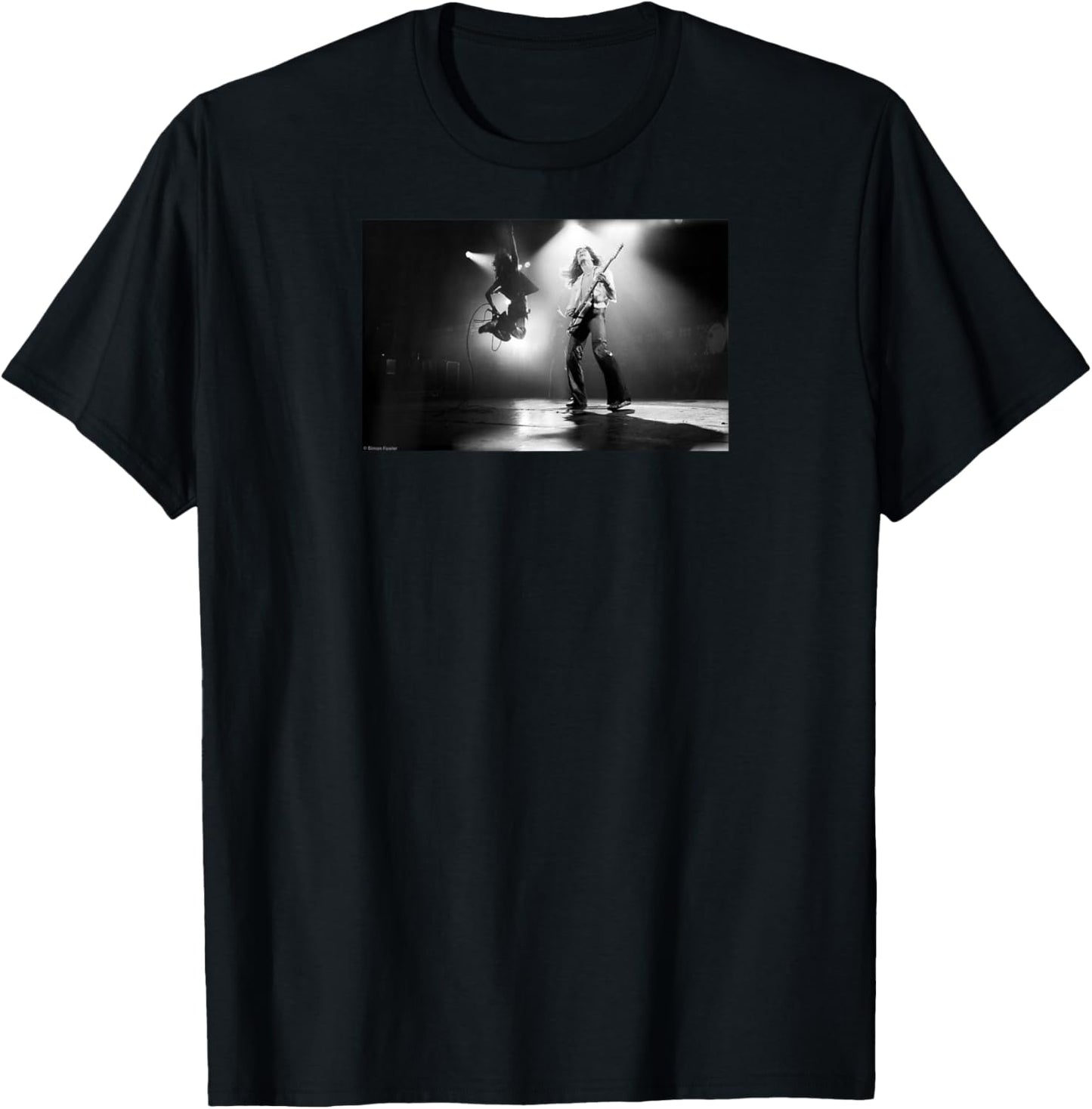 Eddie Van Halen Jump Live Rainbow Theatre By Simon Fowler Raglan Baseball T-Shirt - T-Shirt | Black