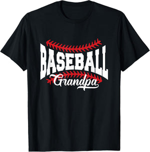 Baseball Grandpa T-Shirt - T-Shirt | Black