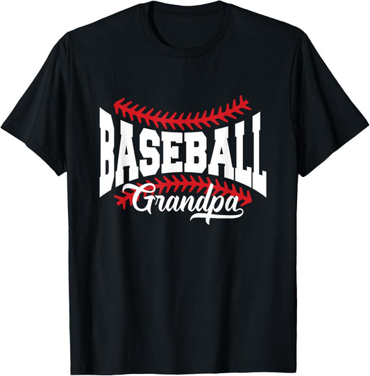 Baseball Grandpa T-Shirt - T-Shirt | Black