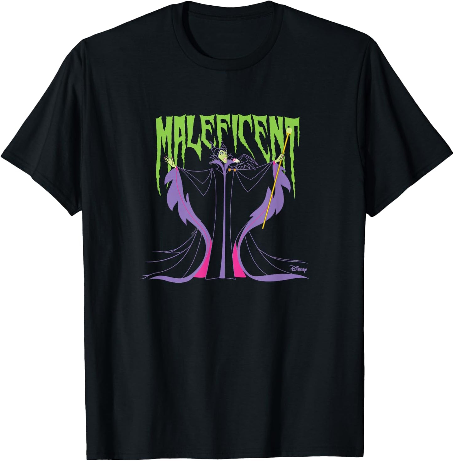 Disney Villians - Maleficent T-Shirt - T-Shirt | Black