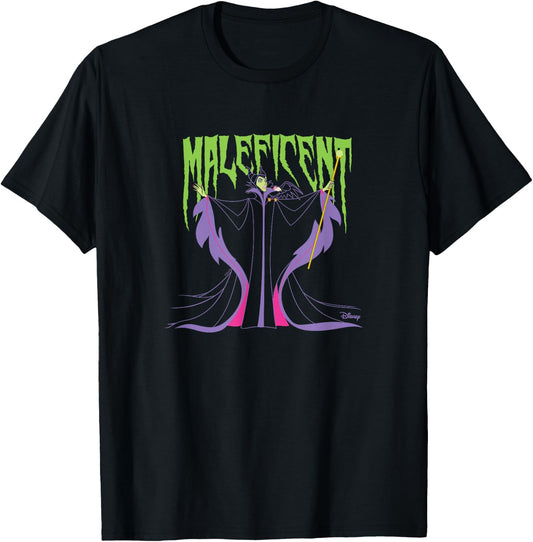 Disney Villians - Maleficent T-Shirt - T-Shirt | Black