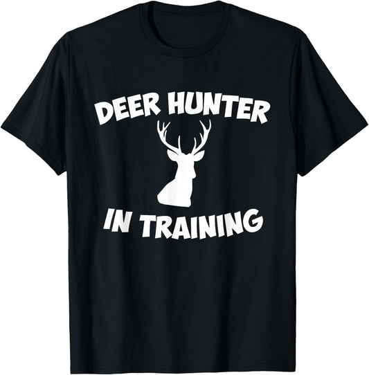 Deer Hunter In Training Buck Hunting T-Shirt - T-Shirt | Black