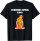 Funny Chicken Wing Fan - King T-Shirt - T-Shirt | Black