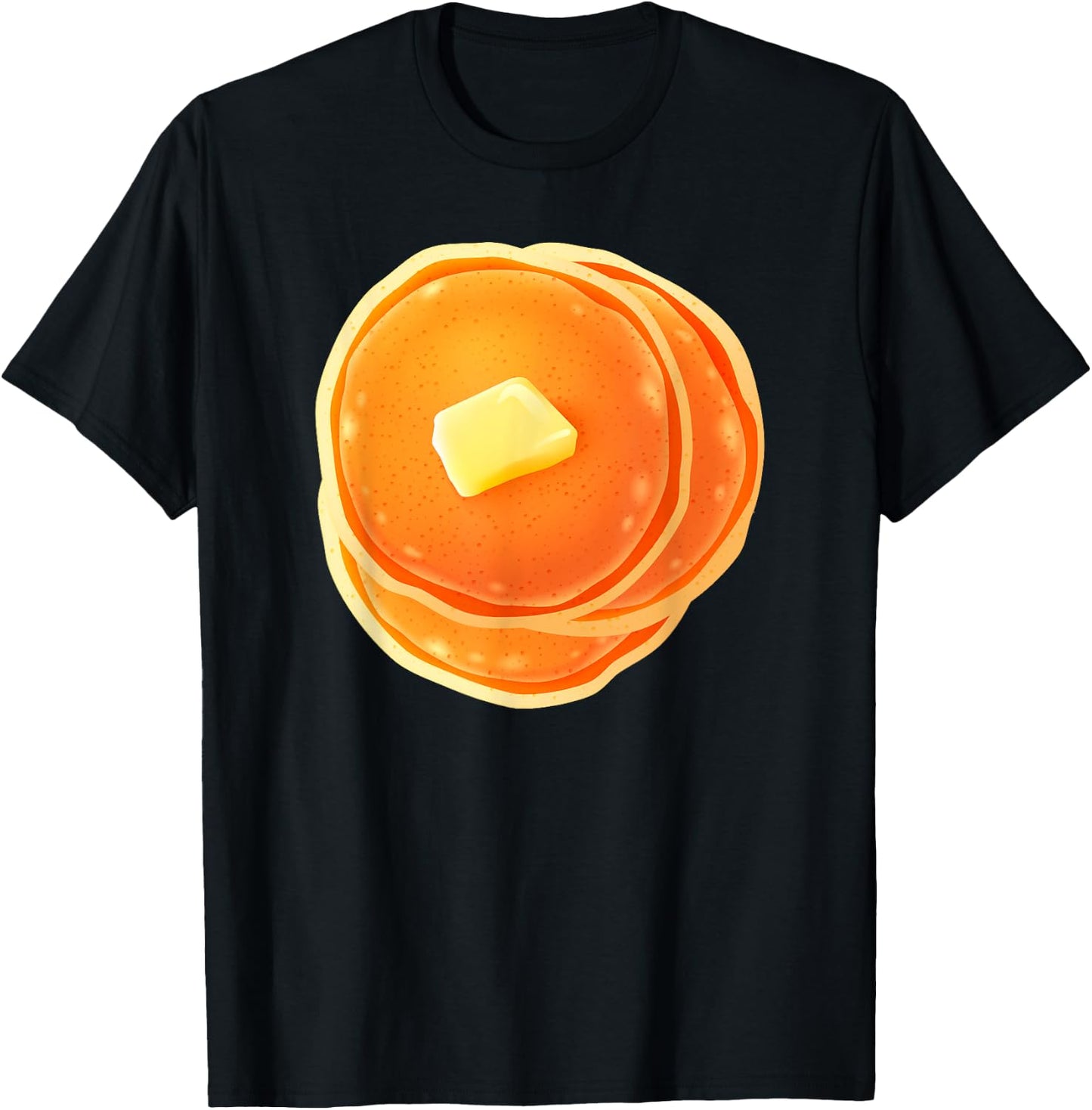 Pancakes Breakfast Dishes Halloween Group Matching Costume T-Shirt - T-Shirt | Black