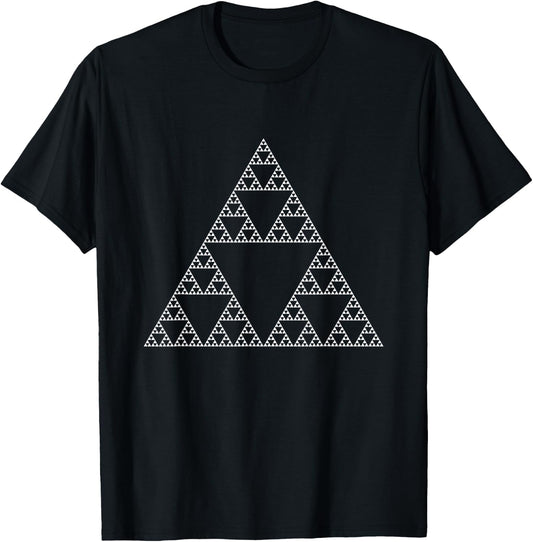 Sierpinski Triangle T-Shirt - T-Shirt | Black