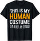 This Is My Human Costume I'm Really An Ostrich Shirt T-Shirt - T-Shirt | Black